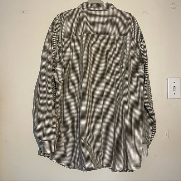 U.S. Expedition men’s button down shirt tan/white stripe size Xl - Picture 3 of 6